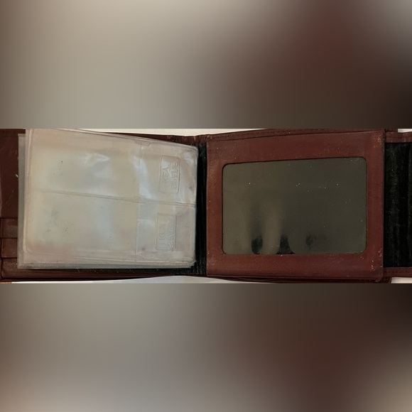 Vintage guess Mens passcase wallet buxton top grain cowhide brown - Picture 6 of 12